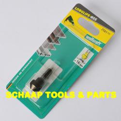 Verzinkboor HSS Ã˜ 16 mm met 1/4 zeskant opname | 2581